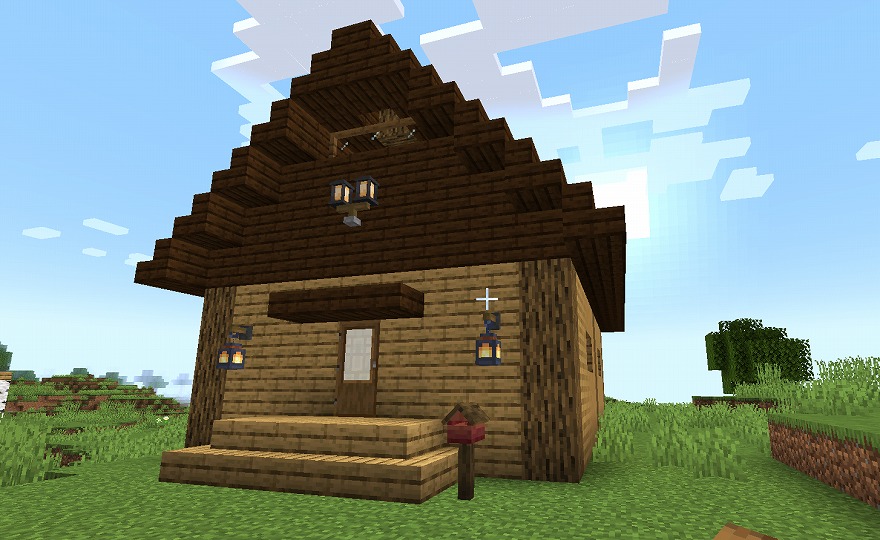 MrCrayfish’s Furniture Mod｜おしゃれなポストを置くだけでも、
それだけで家がぐっと本物っぽく見えてきます。