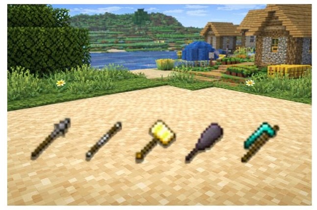 Basic Weapons｜剣のバリエーションに加えて、形のちがう武器もいくつか追加されます。