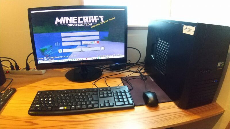 今回の検証で使用したPC（ドスパラ THIRDWAVE / GTX1650搭載PC / メモリ16GB）
※BSL Shaderを使用してFPSを検証